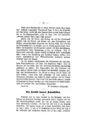 Ein Vorbild innerer Kolonisation : (Fortsetzung)