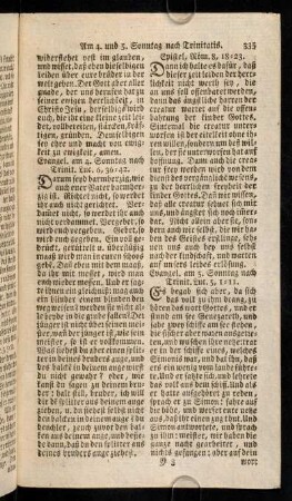 335-345, Evangel. am 4. Sonntag nach Trinit.; ...