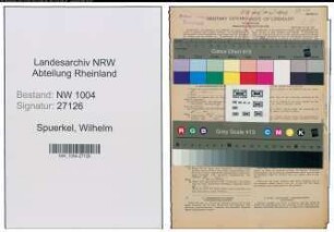 Entnazifizierung Wilhelm Spuerkel , geb. 06.11.1915 (Arbeiter)