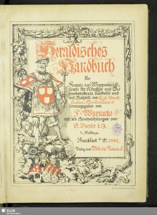 Heraldisches Handbuch : für Freunde der Wappenkunst, sowie für Künstler und Gewerbetreibende