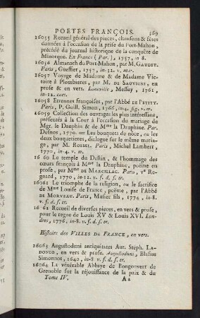 369-384, Histoire des Villes de France, en vers - Poemes en Patois