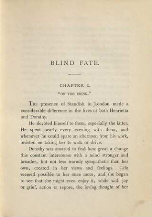 Blind fate : a novel, 2