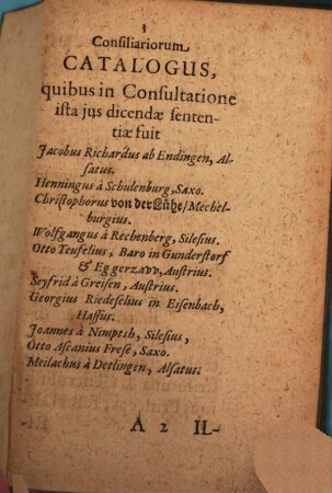Consultatio De Praerogativae Certamine, Quod Est Inter Milites Et Literatos