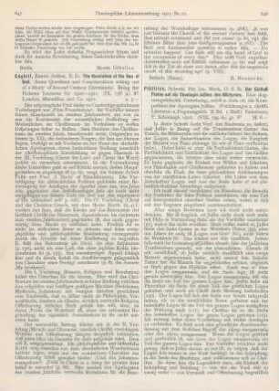 647-648 [Rezension] Edghill, Ernest Arthur, The Revelation of the Son of God