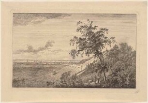 Das Elbtal von der Loschwitzer Höhe mit Blick auf Dresden