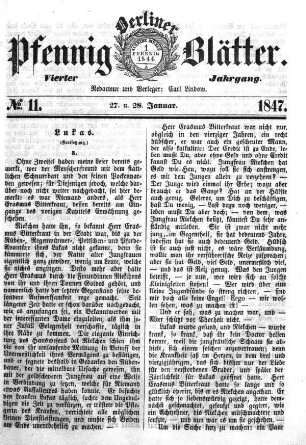 No. 11, 27. u. 28. Januar