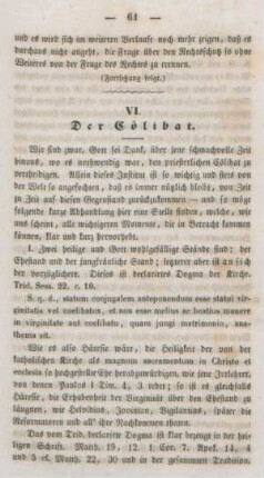 61-69 Der Cölibat