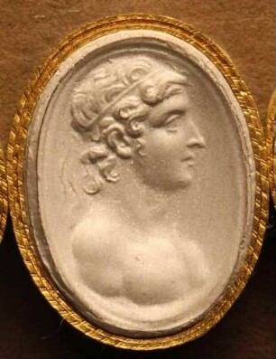 Profil des Ptolemäus Philadelphus (Daktyliothek, Das Alterthum nach Lippert und Visconti)