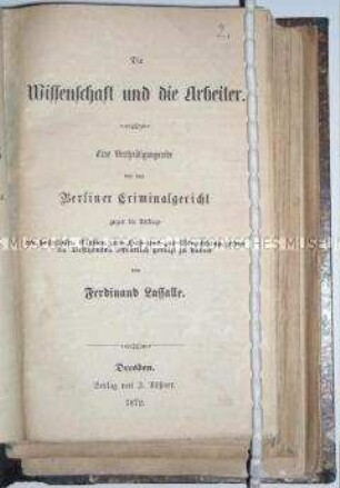 Verteidigungsrede von Ferdinand Lassalle vor dem Berliner Kriminalgericht