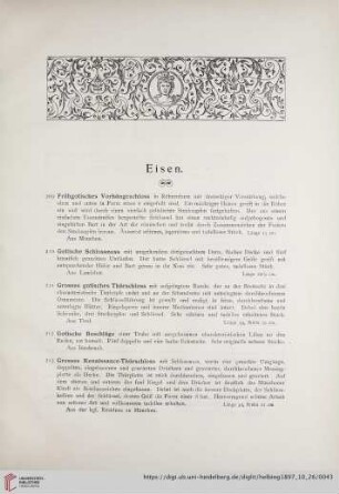 Eisen (Nr. 209-251)