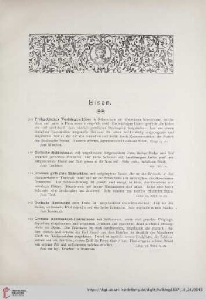 Eisen (Nr. 209-251)