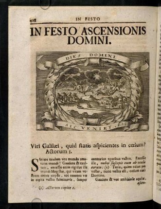 428-439, In Festo Ascensionis Domini.