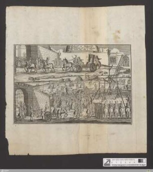 1. Ankunft zu Stuttgardt, 2. Ausführung und 3. Hinrichtung des Juden Süss : 1738. 4. Febr.