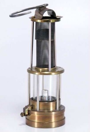 Grubenlampe (Ölsicherheitslampe, sog. "ClannyLampe")
