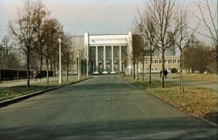 Dresden-Altstadt, Deutsches Hygiene-Museum : Dresden-Altstadt, Lingnerplatz 1. Deutsches Hygiene-Museum (1928-1930; W. Kreis). Eingangsfront
