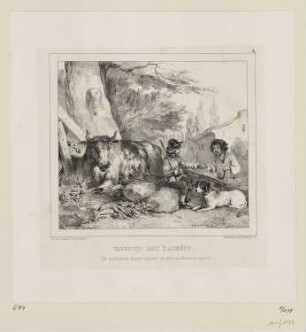 Almosen, Blatt 4 der Folge "Leben des Valentin"