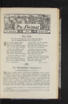 Der Niedersächsische Sängerbund.