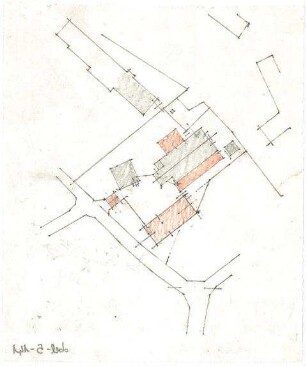 Döllgast, Hans; Traunreut (Bayern); Kath. Pfarrkirche "Zum Heiligsten Erlöser" - Lageplan