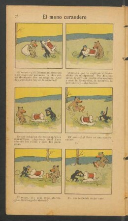 El mono curandero - [Cómic]