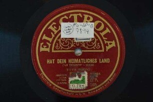 Hat dein heimatliches Land : "La Traviata" / (Verdi)