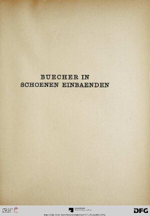 Buecher in schoenen Einbaenden (Nr. 332-350)