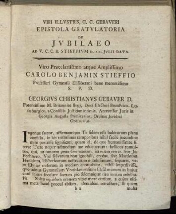 Viri Illustris, G. C. Gebaueri[...]