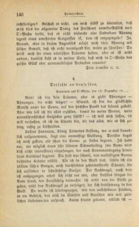 4. Derselbe an denselben