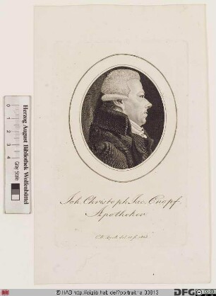 Bildnis Johann Christoph Jacob Cnopf