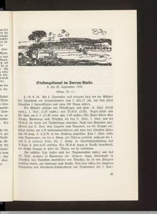 Stellungskampf im Parroy-Walde