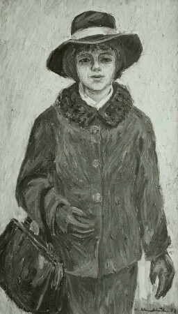 Frau mit Hut