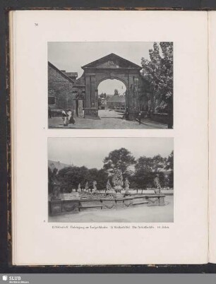 Wolfenbüttel. Die Schloßbrücke, 16. Jahrh.