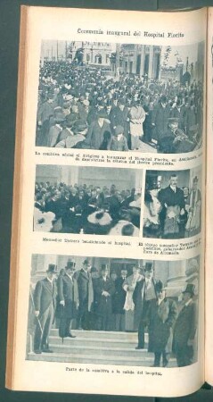 Ceremonia inaugural del Hospital Fiorito - [Ilustración]