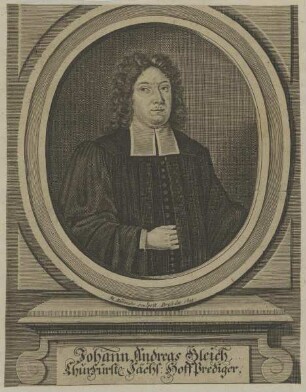 Bildnis des Johann Andreas Gleich