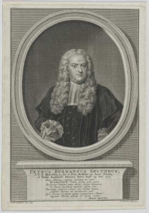 Bildnis des Petrus Burmannus