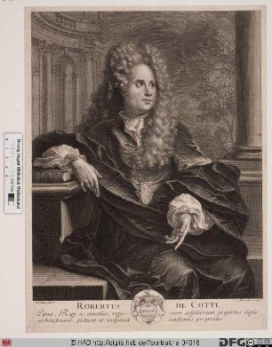 Bildnis Robert Cotte (1702 de)