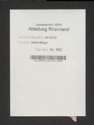 RHEINBERG, Deutschorden