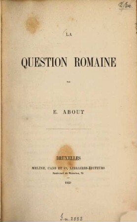 La question romaine