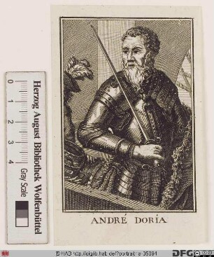 Bildnis Andrea Doria (1528 Fürst von Melfi)