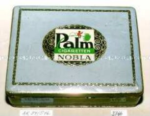 Blechdose für 100 Stück "Palm CIGARETTEN NOBLA"