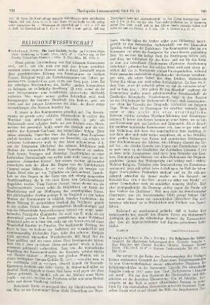 739-740 [Rezension] Birkeland, Harris, The Lord guideth