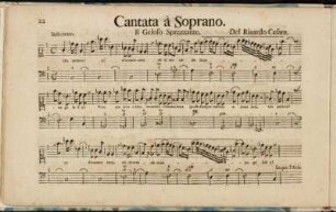 Cantata à Soprano. Il Geloso Sprezzante.