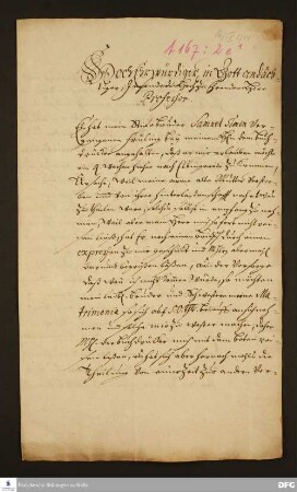 Brief von Johann Georg Simon an August Hermann Francke.