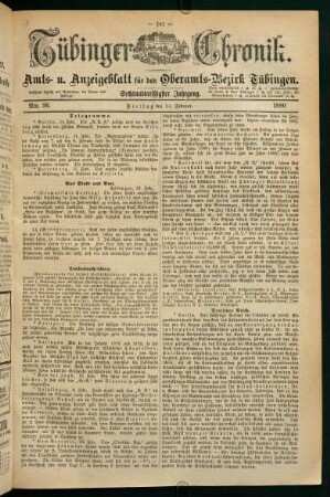 13. Februar (Nro. 36) - 18. Februar (Nro. 40)