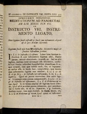 915-919, Sp. 388. De Instructo vel Instrumento ...