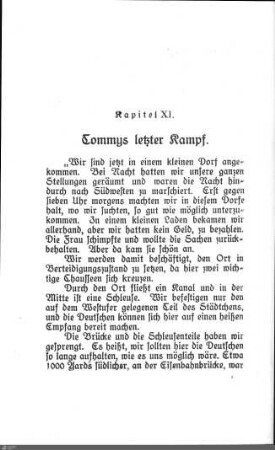 Tommys letzter Kampf