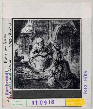 Rembrandt: Ruth und Noemi. Wien, Albertina