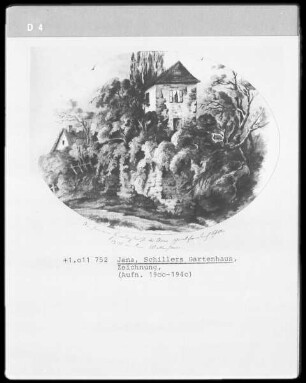 Jena, Schillers Garten und Gartenhaus