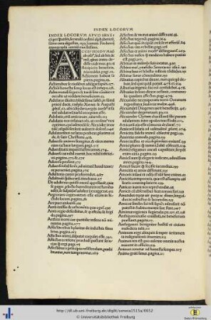 Index locorum.