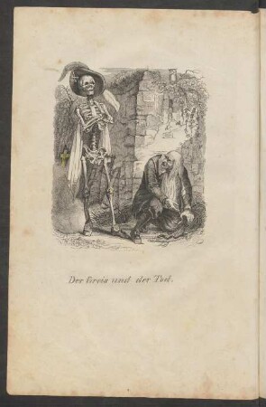 Der Greis und der Tod.