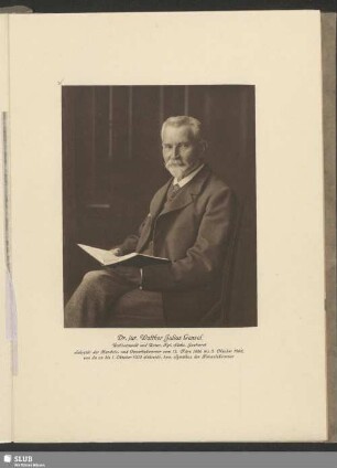 Dr. jur. Walther Julius Gensel